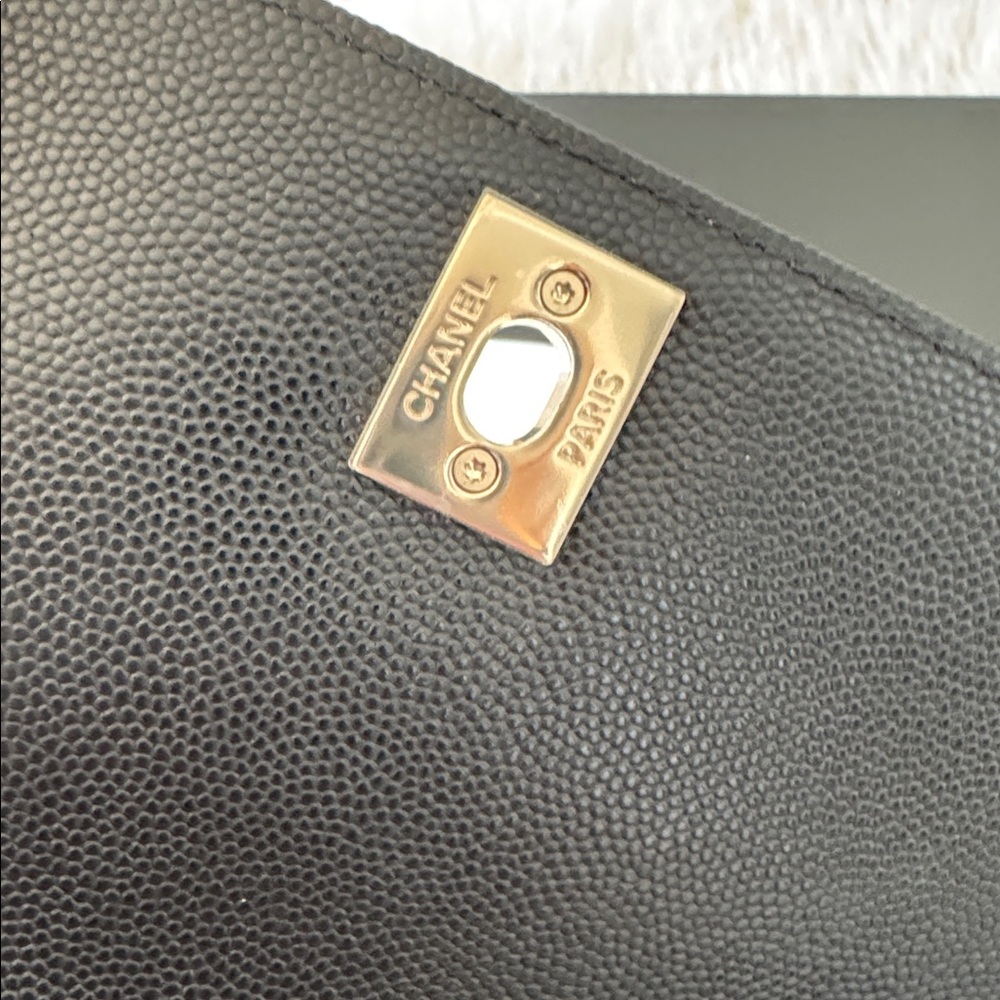 Chanel Coco Handle 22P Small Black Caviar Leather Gold HW Full Set NIB - Picture 7 of 13